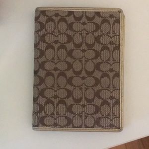 Coach passport holder